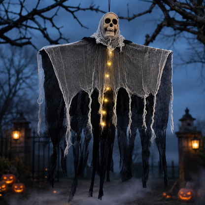 LED Skeleton Ghost Halloween Decoration for Outdoor Gardens